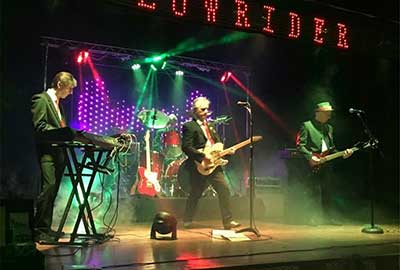 Lowrider City Rockers live music at Kessingland United Working Mens Club